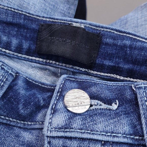 Buckle Black No.53 Straight Leg Starched Medium Wash Jeans Preppy 26x31 - Picture 4 of 8